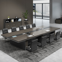 Conference Table Long Table Desk Chair Combination Brief Modern Office Furniture Large Negotiation Table Rectangular Meeting Room