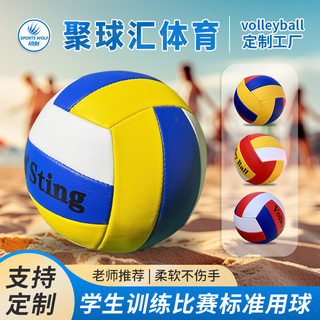 现货排球中考学生专用5号初中学生体考儿童男女比训练赛软气排球