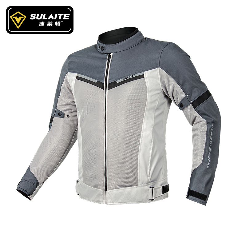 Motorcycle Riding Clothing for Men, Summer Motorcycle Rally Clothing, Retro Casual Tops for Riders, All-Season Racing, Anti-Fall and Breathable