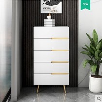 Light luxury modern simple chest of drawers Nordic storage cabinet bedroom drawer cabinet living room cabinet small house locker cabinet