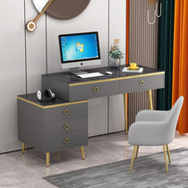Desktop computer desk small apartment single home desk studio notebook light luxury modern high office desk