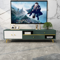 Light luxury TV cabinet coffee table combination modern simple Nordic living room household small apartment minimalist TV floor cabinet