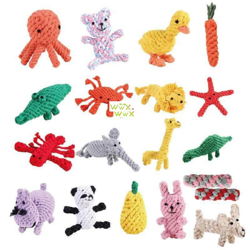 Pets dogs pet supplies Pet Dog Puppy Cotton Chew Knot Toy