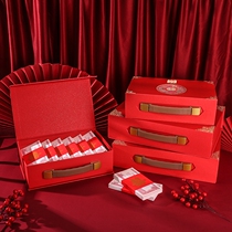 Color gift box engagement 100000 bride price exquisite new wedding Chinese engagement 200000 supplies bride price box