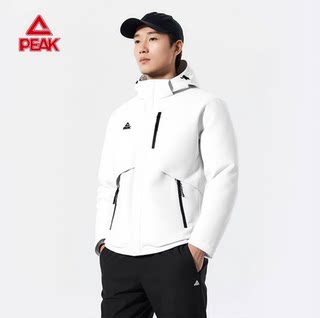 匹克运动风衣男女款春秋季新款时尚户外防风连帽梭织外套TF228177