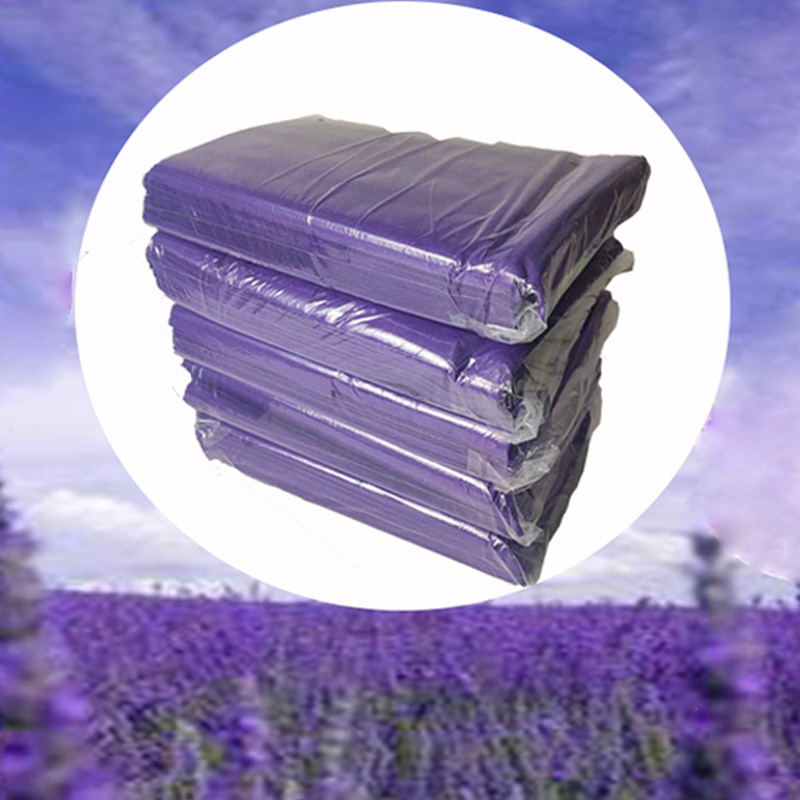 Disposable sheets purple beauty thick aseptic massage mattress breathable medical tourism non-woven sheet mat