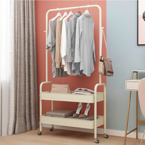 Hanger floor Home Home Hanging Clothes Bedrooms inside Retractable Nets Red Dorm Room Simple Hanging Bag Clotheshorse Cap Shelf