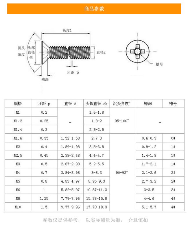 Bộ phận tiêu chuẩn của bu lông chữ thập m3304 thép không gỉ đầu chìm vít đinh vít đinh vít gb819 đầy đủ ốc vít 20 - Chốt