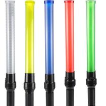Tuna multifunctional red battery baton traffic road safety guidance baton concert flash