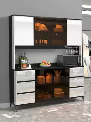Dining cabinet modern simple light luxury wine cabinet one wall high cabinet tea cabinet home kitchen storage whole Cabinet