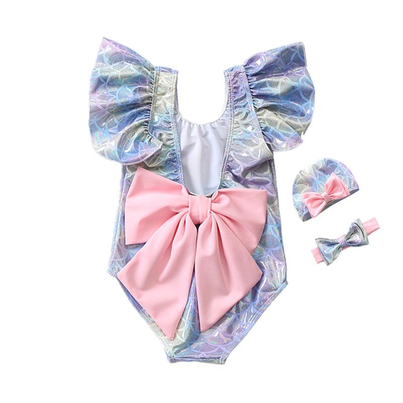 Girls swimsuit kid bikini cute princess girl korean mermaid skirt baby baby swimming.