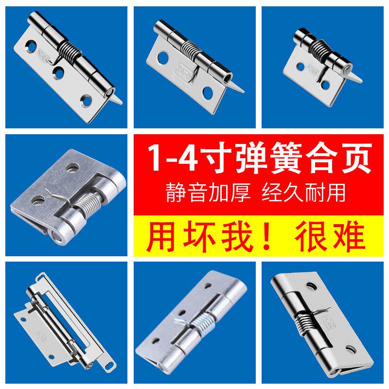 Stainless Steel Spring Hinge Automatic Door Closing Return Hinge ...