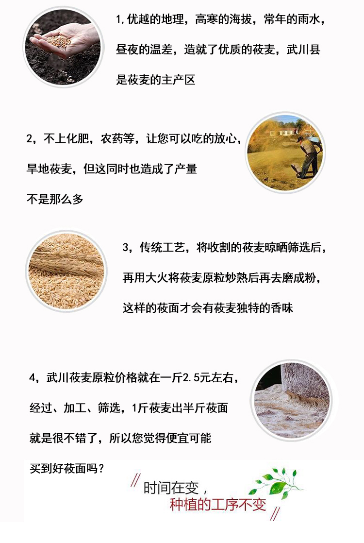 【签到+首单】内蒙古武川纯莜面粉