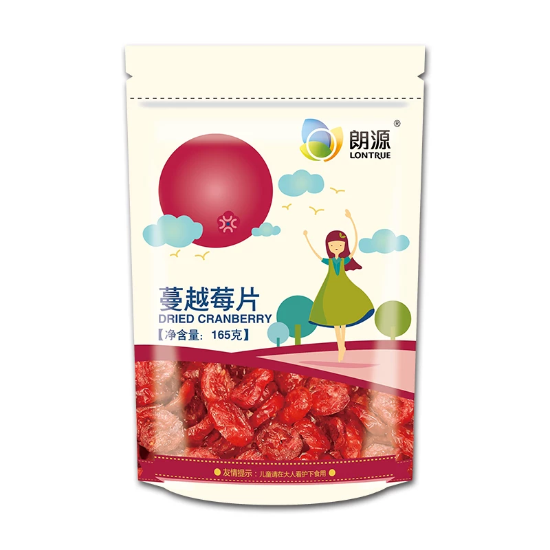 Langyuan клюква таблетки 165 г упакованные сушёные фрукты без косточек готовые к употреблению перекусы для взрослых, беременных и детей