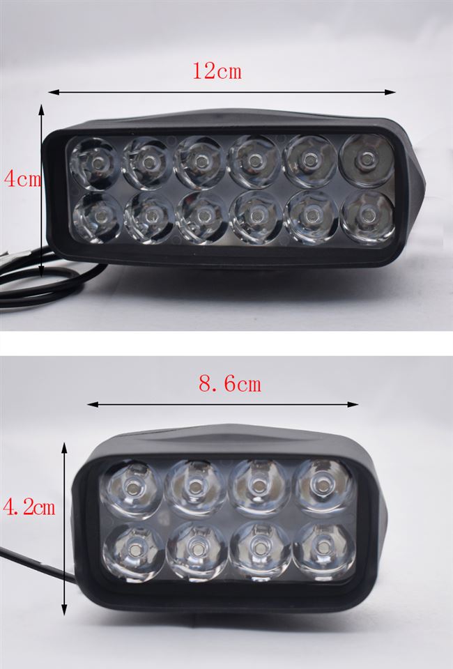 Đèn pha led pha bình ắc quy ô tô xe máy đèn điện 12v siêu sáng chói 125 điều chỉnh phía trước ngoài tích hợp 2 - Đèn xe máy