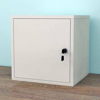 With Lock Storage Cabinet Single Small Cabinet Mini Office Economical Square Free Combination Lattice Cabinet With Door