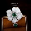 New Chinese-Style Camellia Luxury Brooch, High-End Women's Exquisite and Elaborate Coat Accessory, Blazer, 2025 New Model