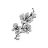 New Heavy Industry Micro-Paved Zircon Camellia Flower Brooch Luxury Elegant Coat Women's Suit Accessories Dinner Corsage