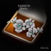 New Heavy Industry Micro-Paved Zircon Camellia Flower Brooch Luxury Elegant Coat Women's Suit Accessories Dinner Corsage