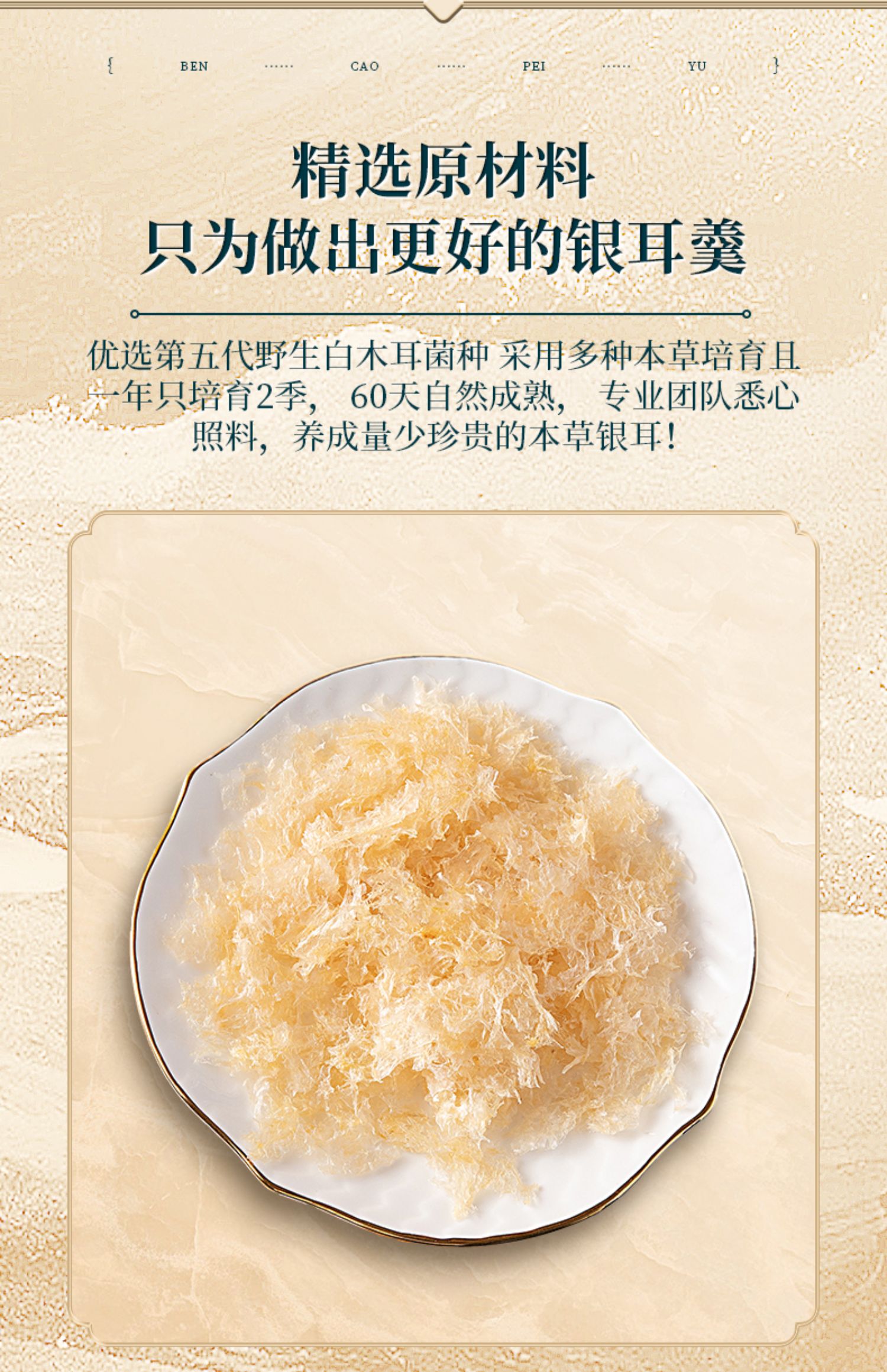 山泉心品特级本草银耳羹210g