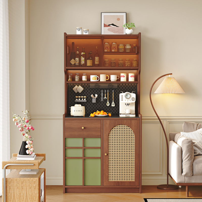 Vintage-Style Slate Sideboard Integrated Wall-Mounted Storage Cabinet, Living Room Tea Cabinet, Coffee Storage Cabinet, Narrow Cabinet with Skeleton Lines Vintage-Style Slate Sideboard Integrated Wall-Mounted Storage Cabinet, Living Room Tea Cabinet, Coffee Storage Cabinet, Narrow Cabinet with Skeleton Lines