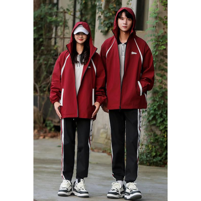 Junior High School and High School Students' Campus Style Mountain-Style Outdoor Functional Jacket, Autumn American Retro Hooded Mountaineering Jacket