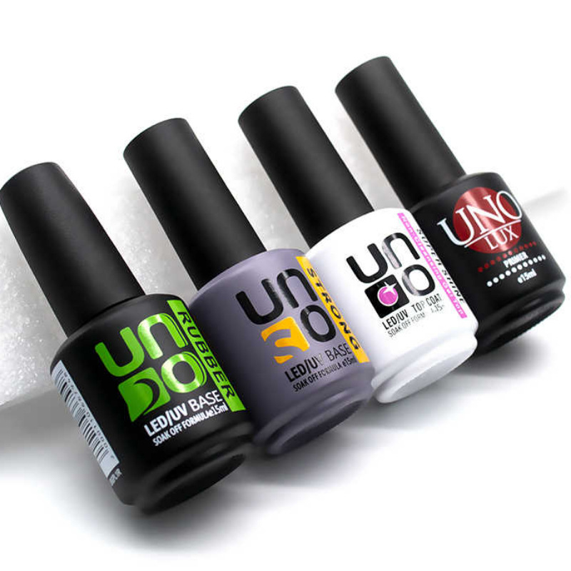 Cross-Border Nail Art Functional Nail Polish Gel Uno15Ml Top Coat Base Coat Nail Gel Special Long-Lasting Topcoat