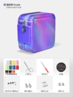 [Красочная фиолетовая] 11 цветовая швейная нить+16 швейных инструментов