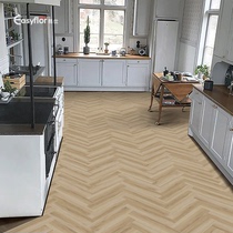 Yishi stone crystal floor heating floor Aden city antibacterial formaldehyde-free herringbone spelling waterproof and wear-resistant RVP non-fish bone spelling