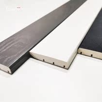 Eishi stone crystal floor heating floor special stone plastic skirting line foot line corner line ground black and white gray non SPC