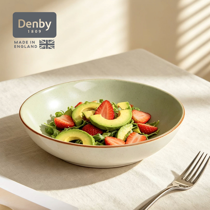 British Denby Ceramic Large Soup Bowl, Western-Style Pasta Bowl, Rice Bowl, Salad Bowl, Dessert Bowl, Housewarming Gift