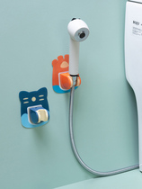 Shower bracket Suction cup Punch-free shower head Bathroom universal adjustable fixed base Wall-mounted storage rack