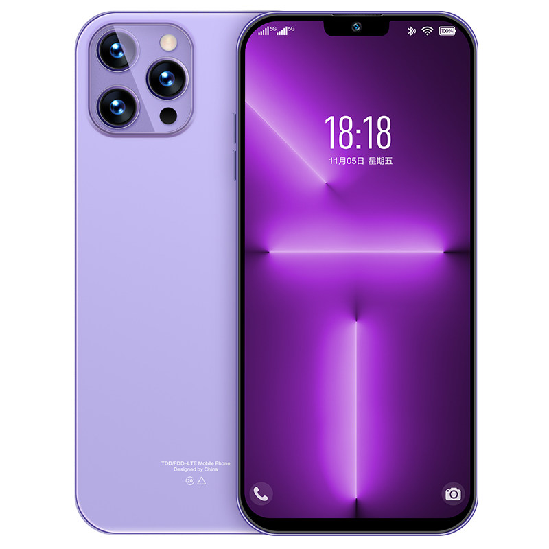 Full Netcom 5G Dual SIM Dual Standby Android Smartphone Large Memory 6.8 Inch Bangs Screen Cheap Student Machine Game