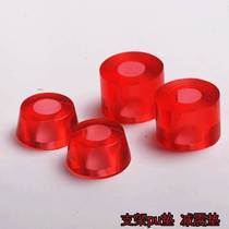 Transparent pu shock-absorbing set small fish board skateboard shock-absorbing pad four-wheel skateboard accessories bracket pu high elastic pad