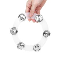Customized drum kit jazz drum hi-hat ring bell silicone 6-piece double-row bell piece cymbal piece bell effect bell percussion instrument