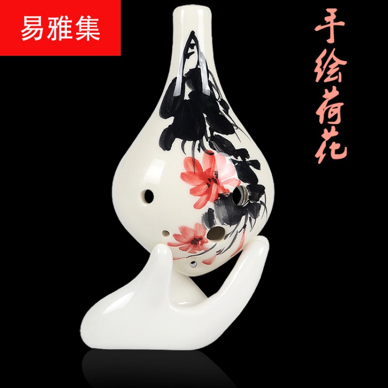 Beginner Ocarina 6-hole Alto C tune six-hole AC Ocarina professional children's national musical instrument Tao Xun