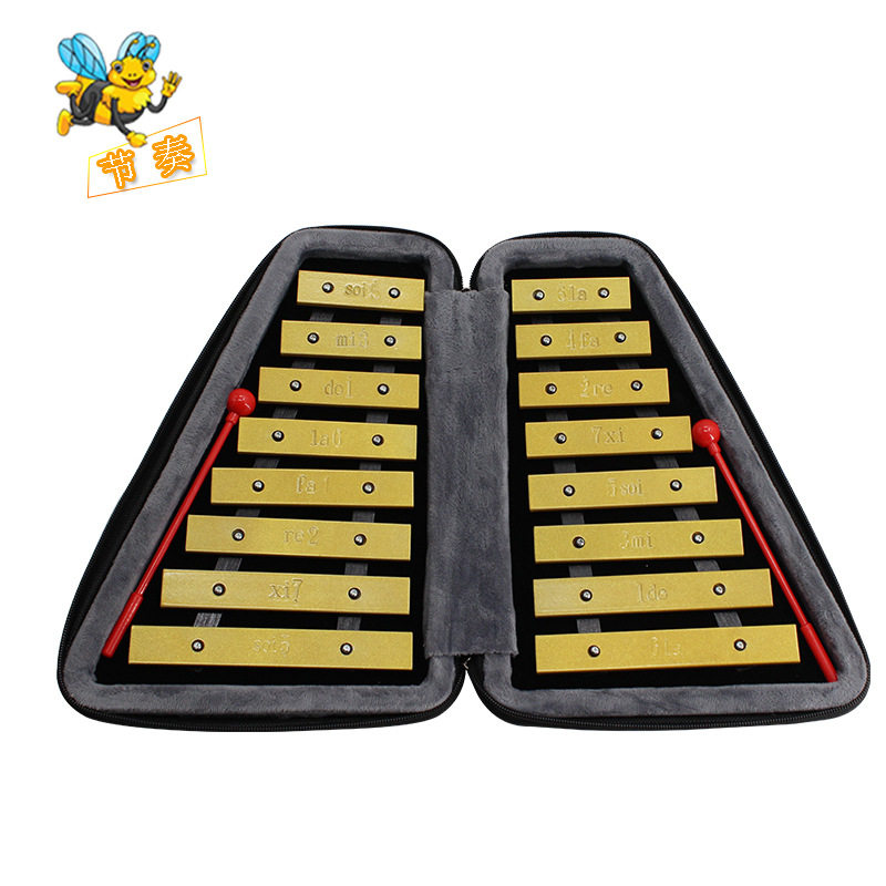 Manufacturer 16 Sound Xiao Zhong Qin Orff percussion instrument Double platoon playing violin kindergarten early to teach the violin