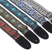 Folk guitar straps for boys and girls classical electric guitar straps childrens guitars ethnic style classic guitar accessories