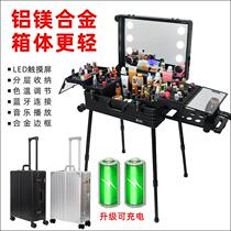 Embroidery teacher special tool box large portable professional makeup with makeup makeup box tattoo eyebrow nail art large capacity