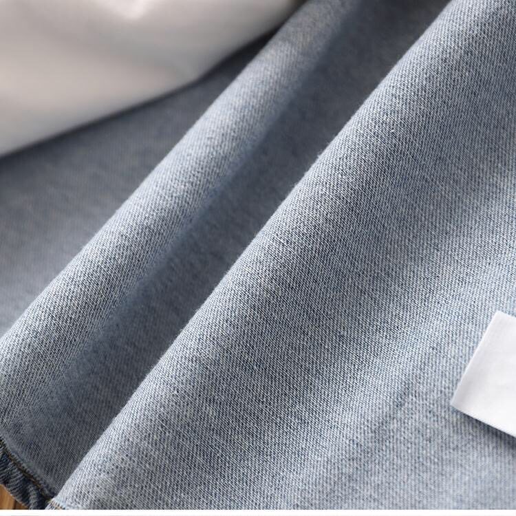 Детская джинсовая рубашка  男童牛仔衬衫2024春秋新款儿童长袖休闲 𫔮外套薄衬衫中大童开 𫔭衫上衣