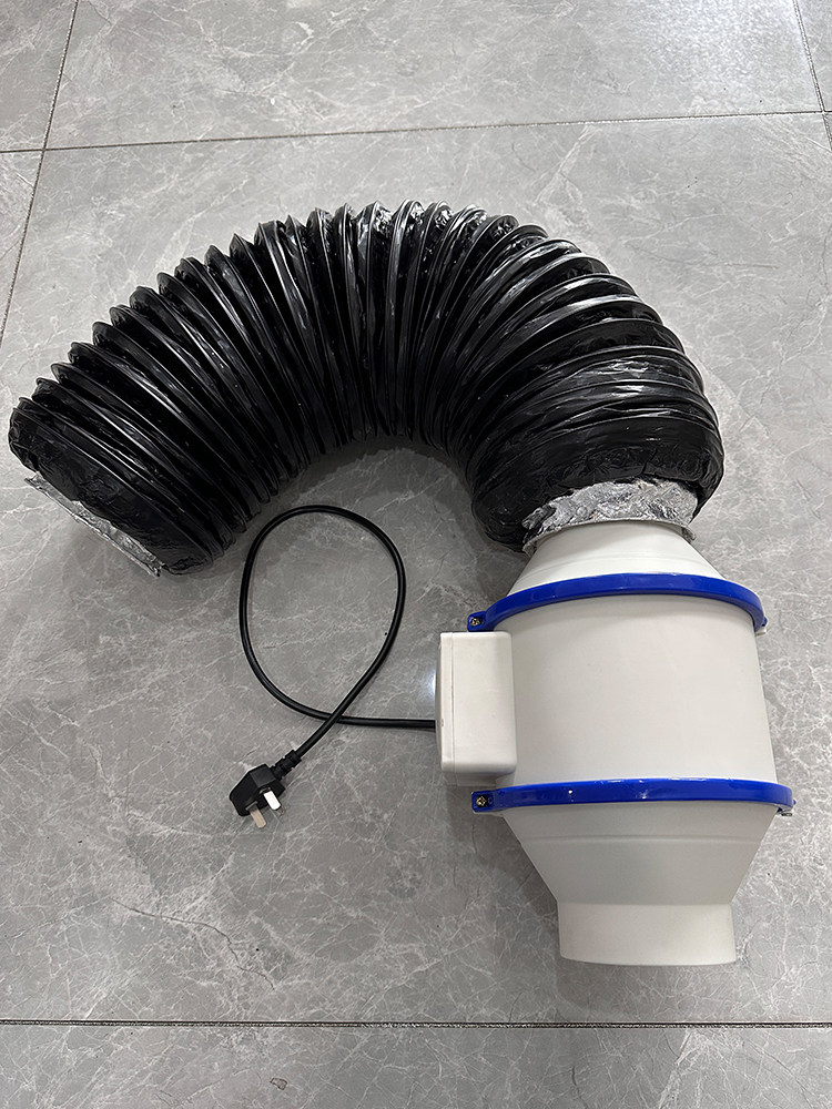 Fresh Air System Silencer Pipe Air Conditioning Duct Fan Outlet Noise Reduction Pvc Aluminum Foil Soft Connection Silencer