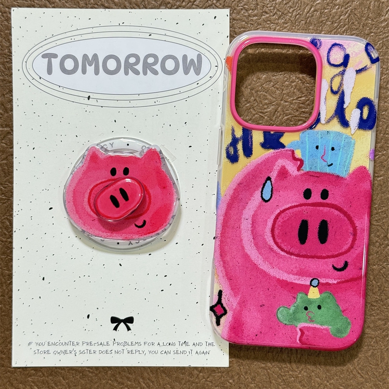 Korean and Japanese Cute Oil Painting Pink Pig Magnetic Stand Suitable for Apple 13 Phone Case iPhone 16 Pro Max New Model 15 Pro Girly Style 16 Apple 14 Anti-Drop Case 14 Pro Apple 15 Double Layer Korean and Japanese Cute Oil Painting Pink Pig Magnetic Stand Suitable for Apple 13 Phone Case iPhone 16 Pro Max New Model 15 Pro Girly Style 16 Apple 14 Anti-Drop Case 14 Pro Apple 15 Double Layer