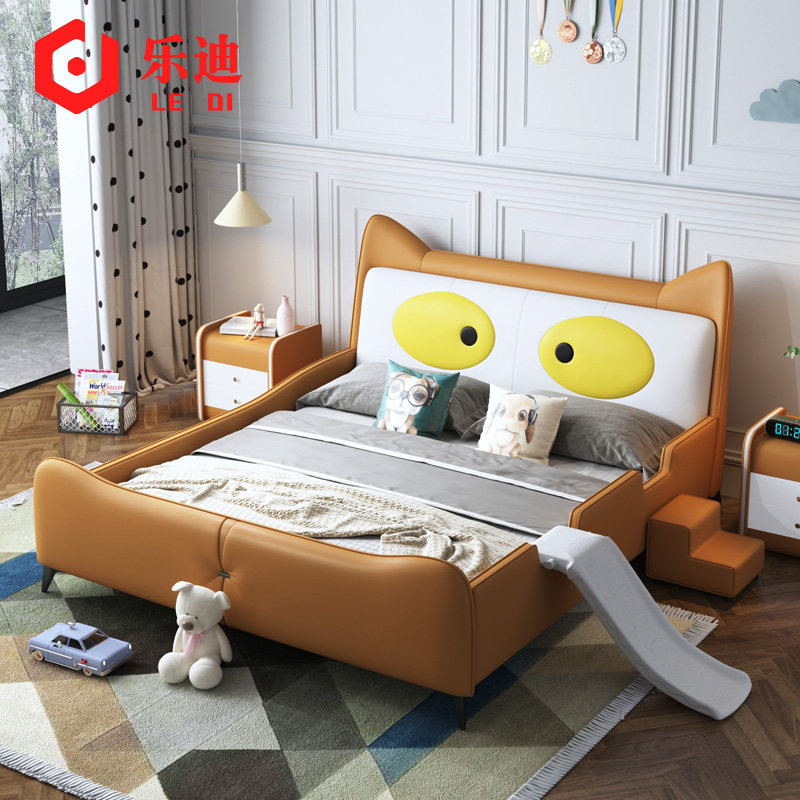 Child Bed Boy Cot Single Bed Girl Bed Girl Princess Bed With Guardrails Cartoon Bed Children House Furniture Combination Suit