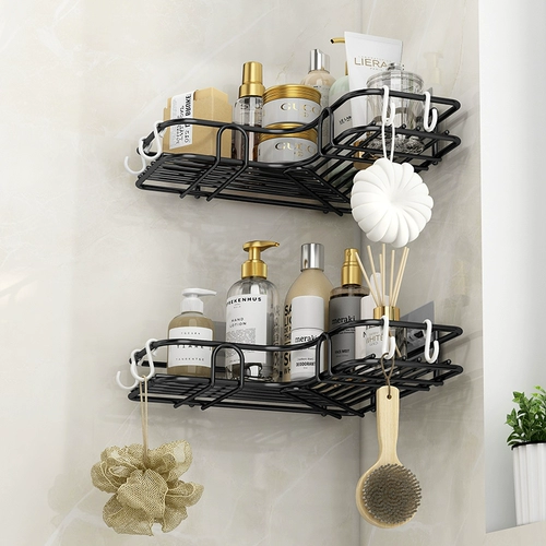 Уголок ванной комнаты -Бесплатная туалетная туалетная туалет туалет ванная комната ванная стойка треугольник угловой угловой хранение полки