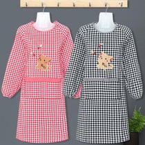 Apron Family Home Outside High-end Atmosphere Foreign Trade Apron High Face Value High Quality Apron 2022 New Net Red Long Sleeves