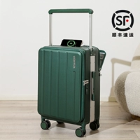 Темно-зеленая двусторонняя открывающаяся встроенная большая глубокая склад-алюминиевая коробка