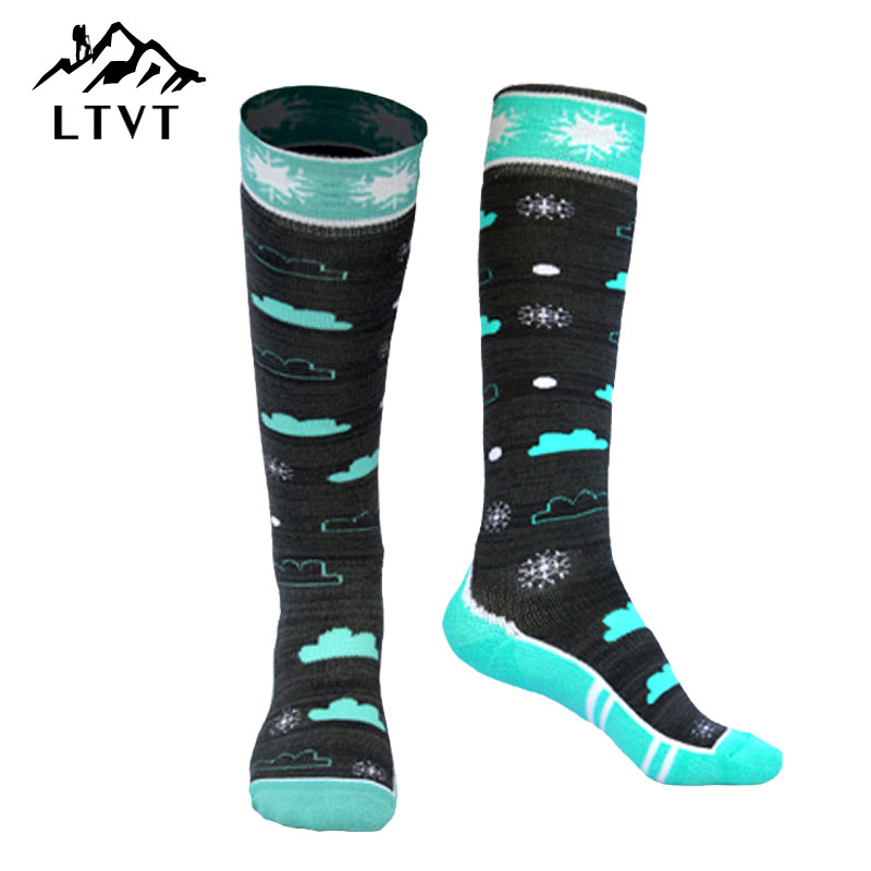 New ski socks warm and breathable wear-resistant tube socks in autumn and winter thickening