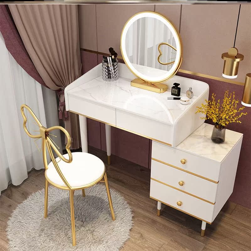 Light extravaganza Piano Makeup Bench Nordic Makeup Terrace Nets Red Ins Wind Small bedroom modern minimalist Iwata board female