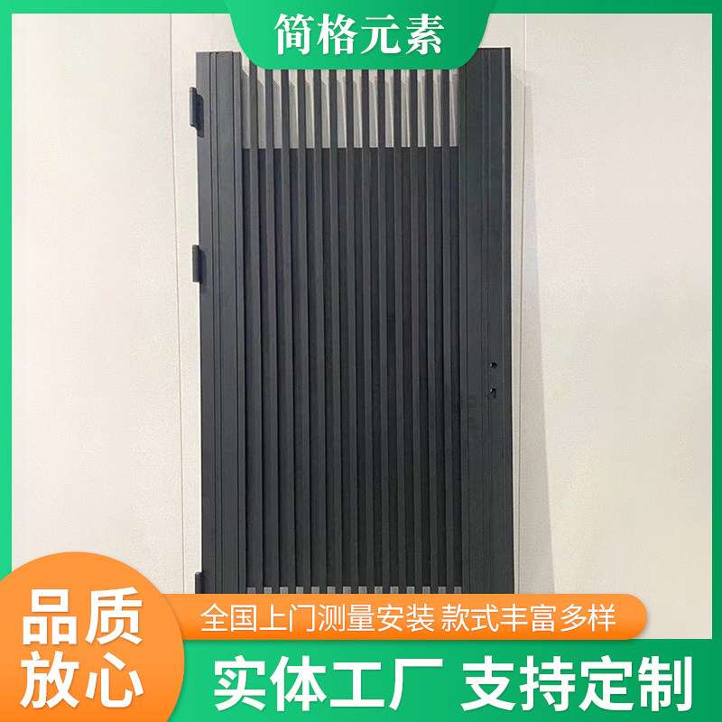 Aluminium Alloy Patio Doors Shutter Modern Villa Doors Single Double Open House Doors Home Door Countryside Garden Door Fence Doors