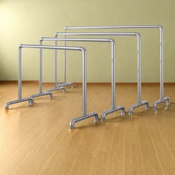 Galvanized Steel Pipe, Water Pipe Clothes Drying Rack, Floor-Standing Clothing Rack, Floor-Standing Clothes Drying Rack, Metal Clothes Hanging Rack, Single Pole Rack
